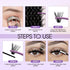 60D+80D Volume Individual Lash Clusters